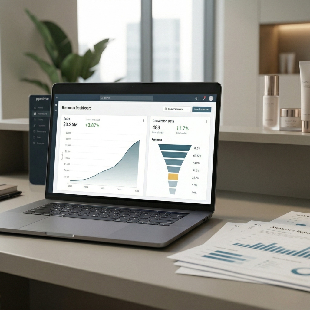 Skincare brand marketing and targeted traffic